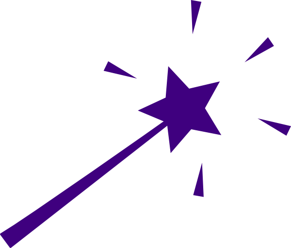 600x512 Purple Wand Clip Art