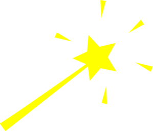 299x255 Yellow Wand Clip Art