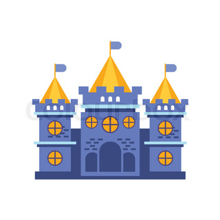 320x320 Fairy Tale Pink Castle Stock Vector Colourbox