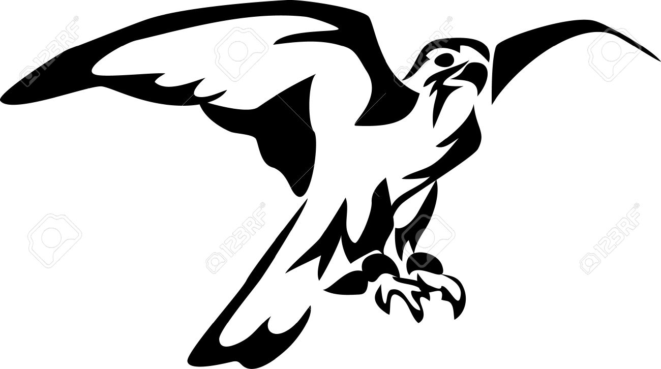 1300x726 Bird Of Prey Clipart White Falcon