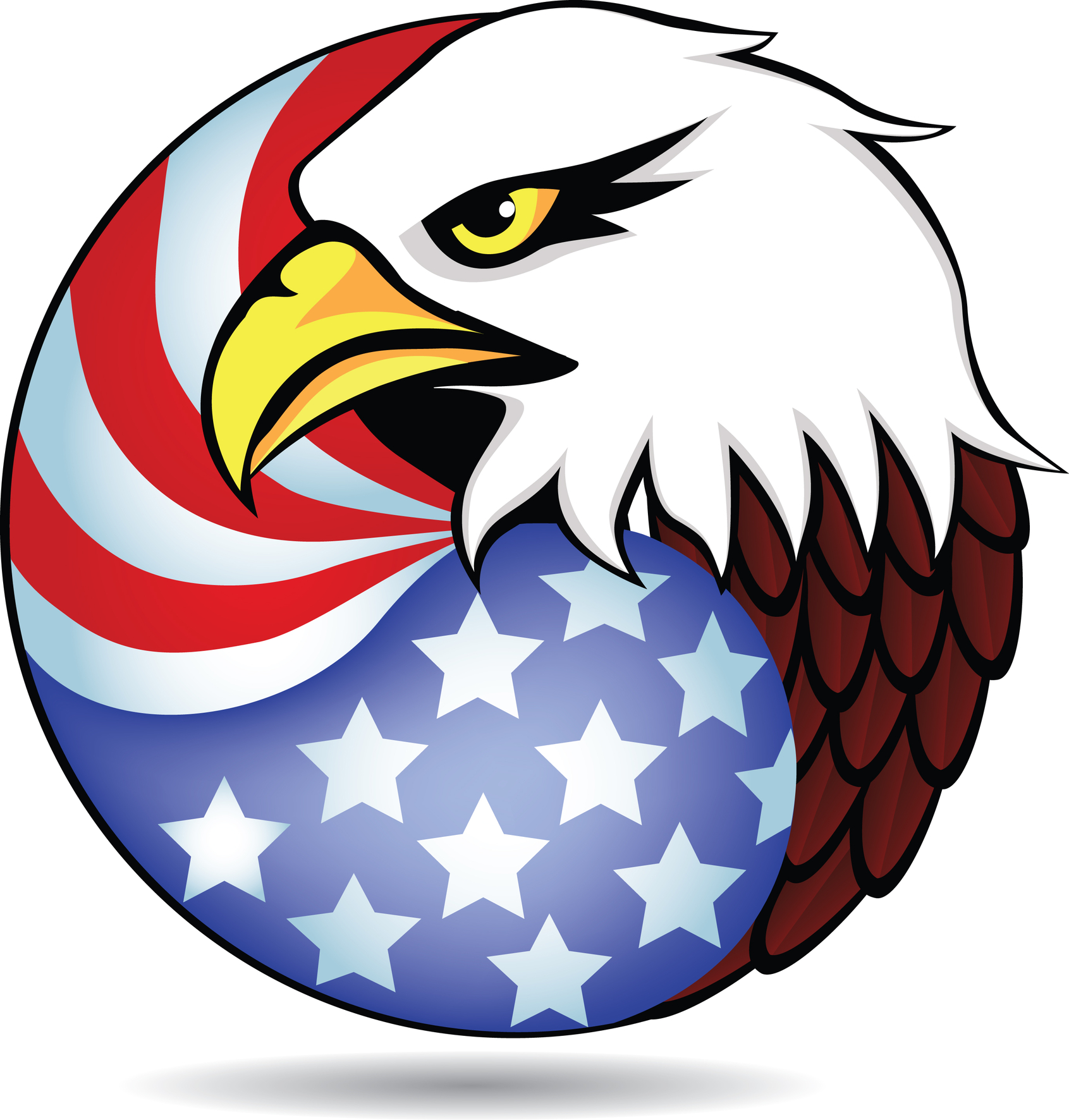 1691x1772 Eagle Clipart Flag Clip Art