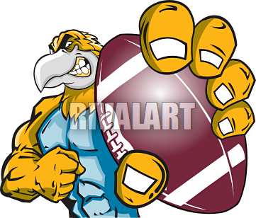 361x308 Falcon Football Clipart