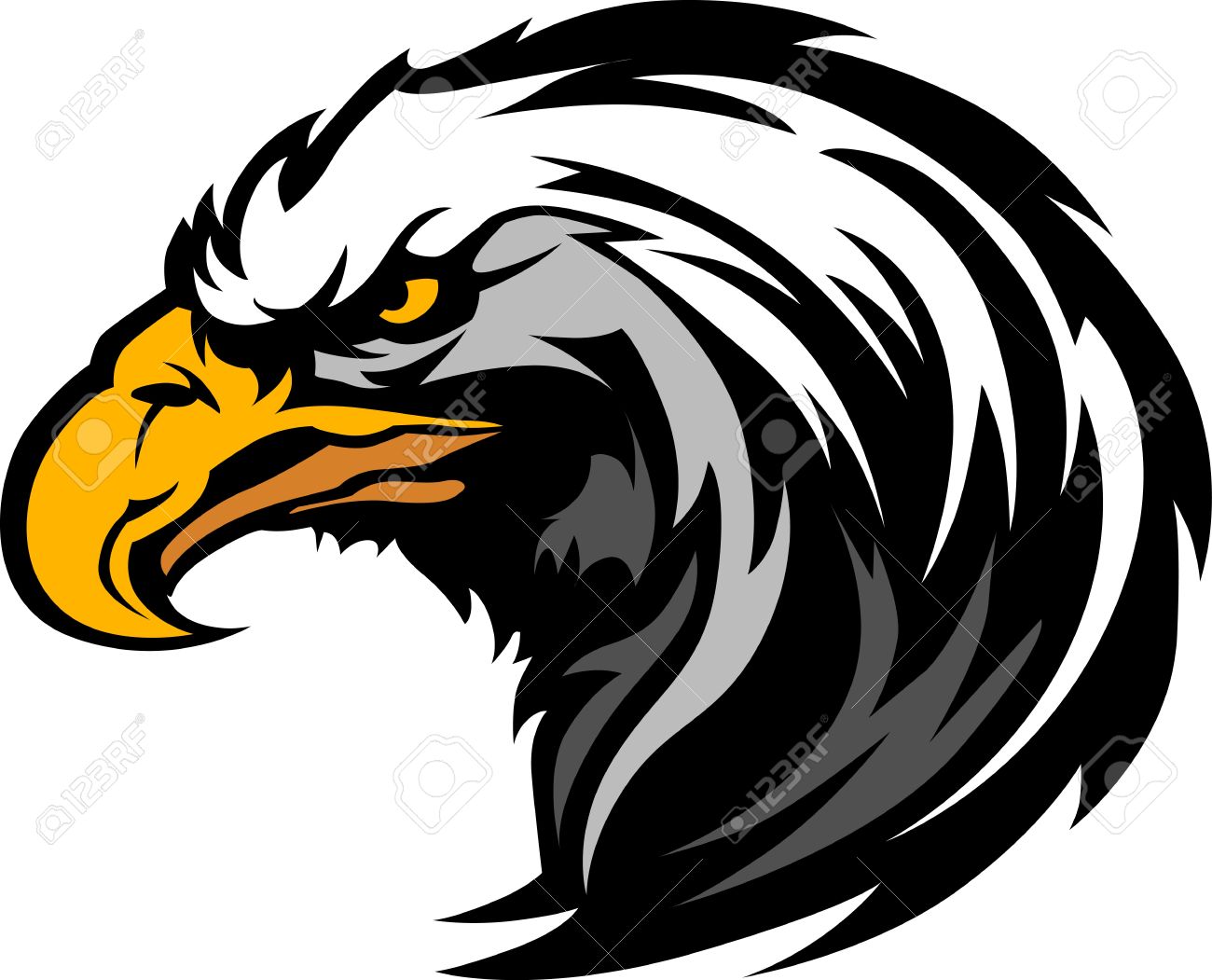 1300x1051 Golden Eagle Clipart Falcon Head
