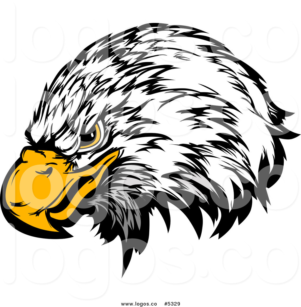 1024x1044 Royalty Free Vector Of A Logo Of A Fierce Bald Eagle Head Mascot