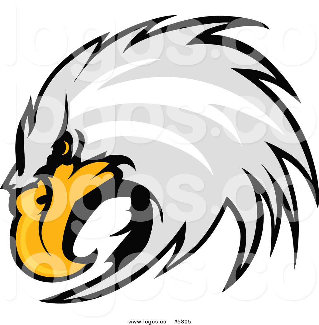 1024x1044 Royalty Free Vector Of A Logo Of A Majestic Bald Eagle Head By