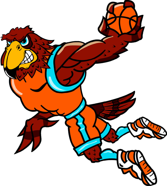 540x600 Falcon Mascot Basketball Falcon School Mascot School