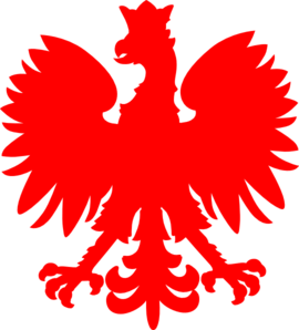 270x298 Red Polish Falcon Clip Art