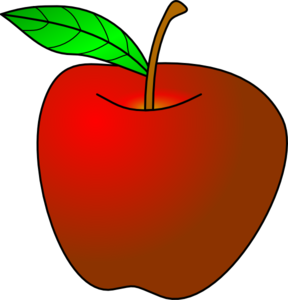 288x300 Apple Turned Slightly Clip Art