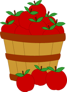 218x300 Fall Apple Clipart