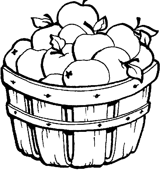550x579 Apple Clipart Apple Basket