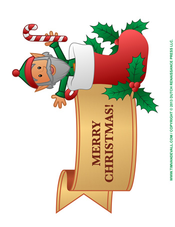 350x453 Christmas Banner Clip Art