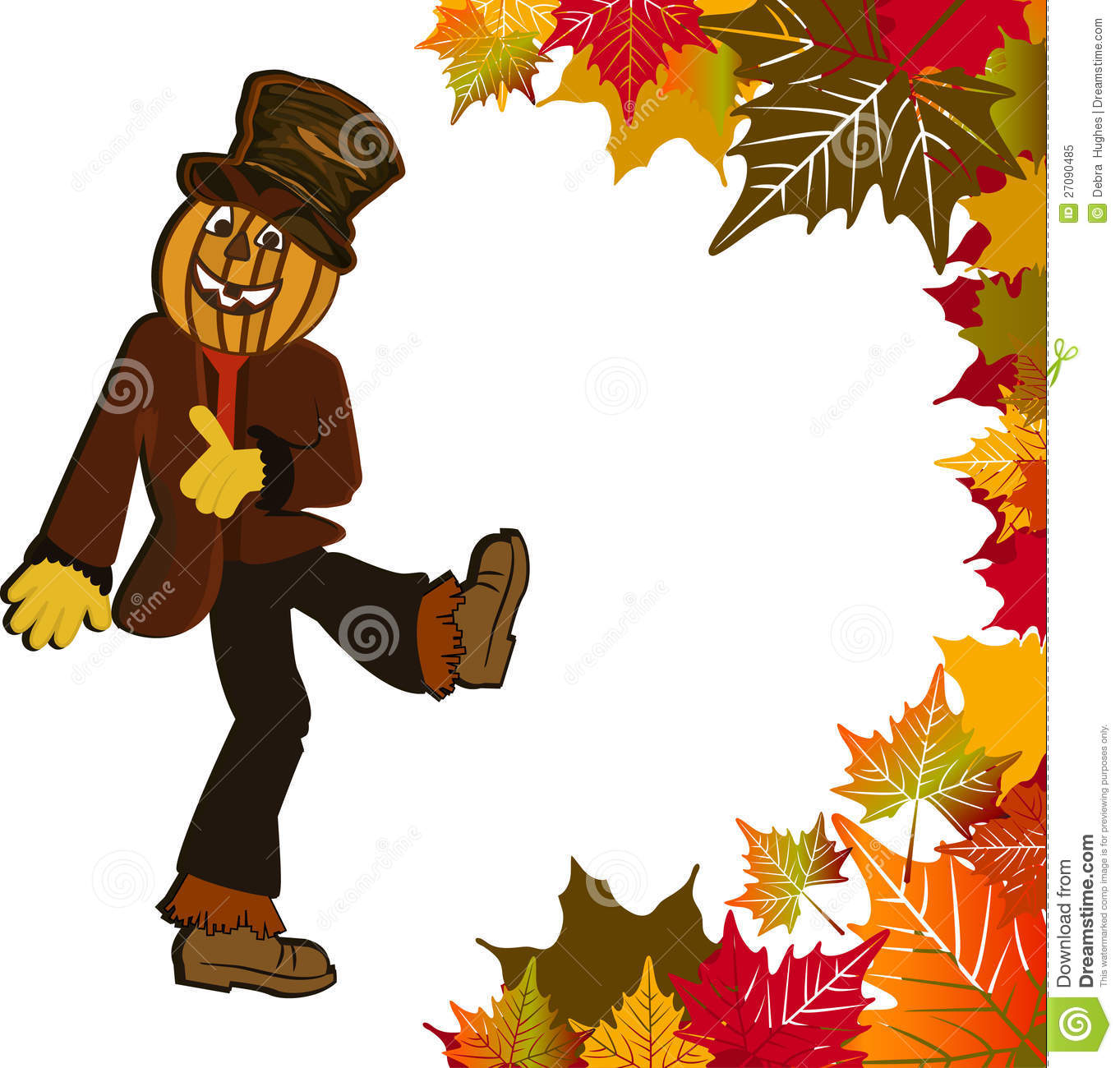 1363x1300 Scarecrow Clipart Border