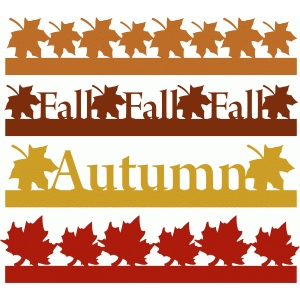 300x300 Silhouette Design Store Fall Amp Autumn Borders Set 1 Boarders