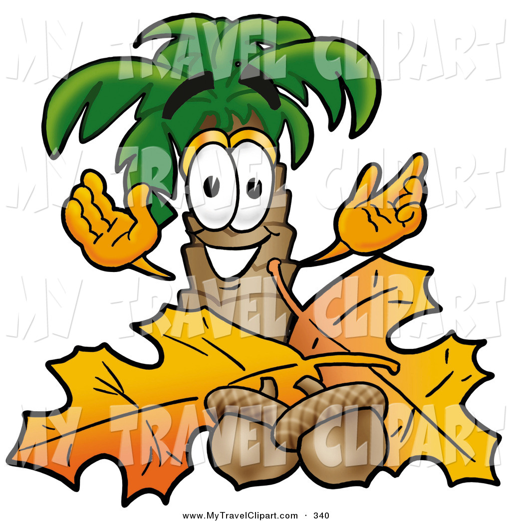 1024x1044 Clipart Of A Grinning Palm Tree Mascot Cartoon Character