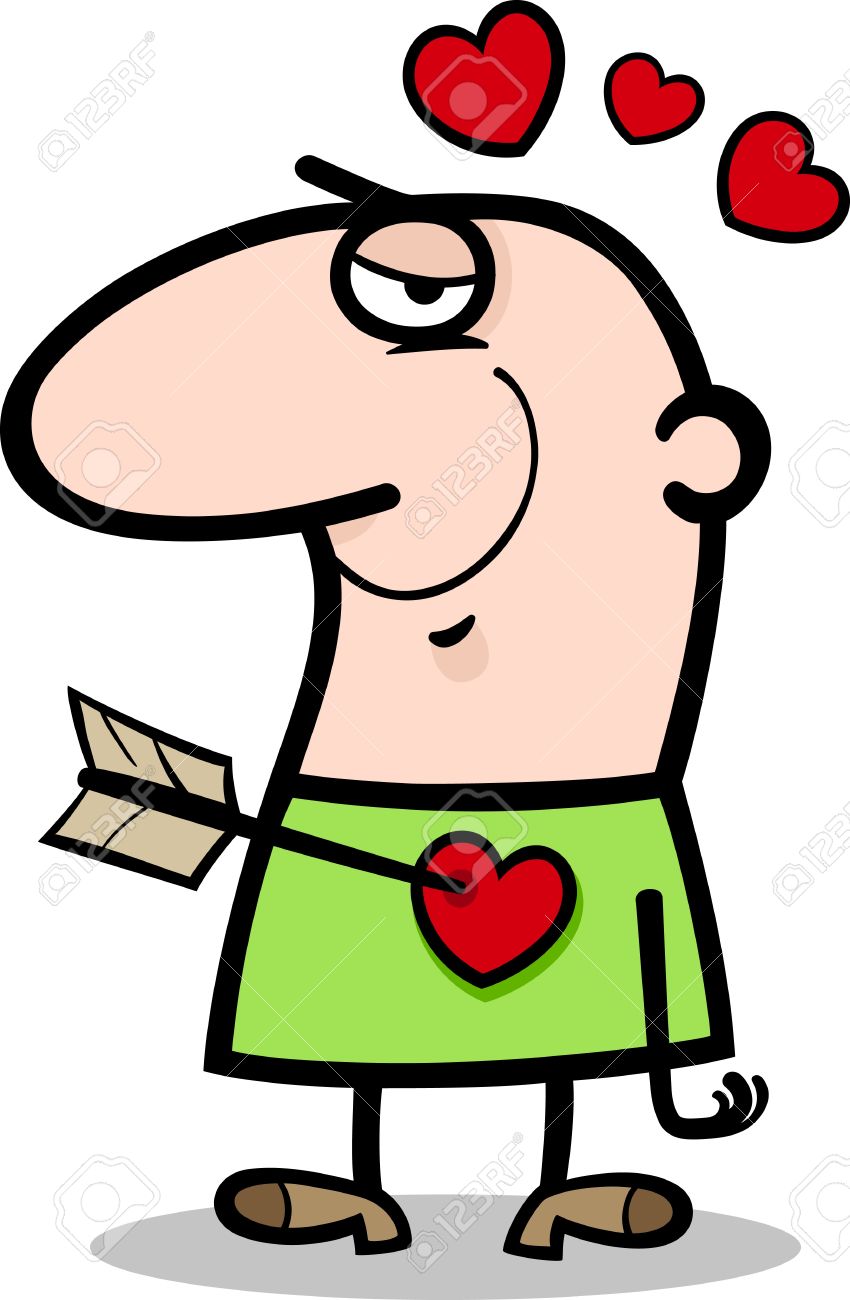 850x1300 Cupid Clipart Fall In Love