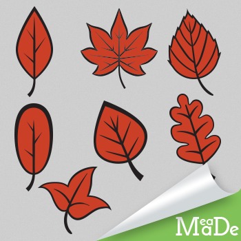 350x350 Fall Leaves Clipart