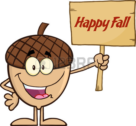 450x418 Acorn With Oak Leaves Cartoon Graphic Illustrations. Collection