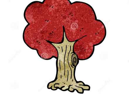 440x330 Autumn Tree Cartoon Stock Illustration Image 44825196, Fall Tree