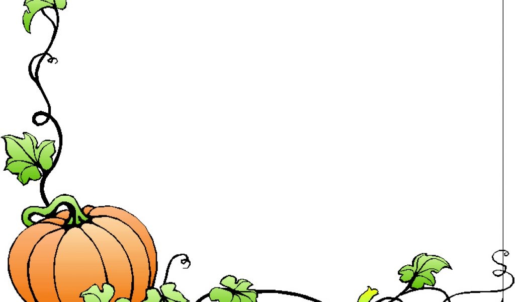 1024x600 Free Clip Art Fall Borders