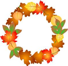 236x228 Fall Leaves Wreath Clip Art Everyday For Cards, Scrapbooking