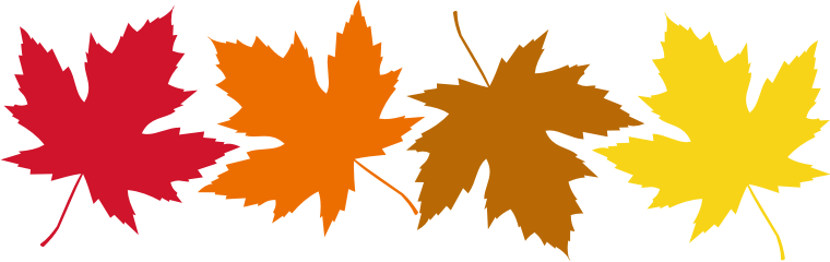 760x240 Top Fall Leaves Clip Art Free Clipart Image