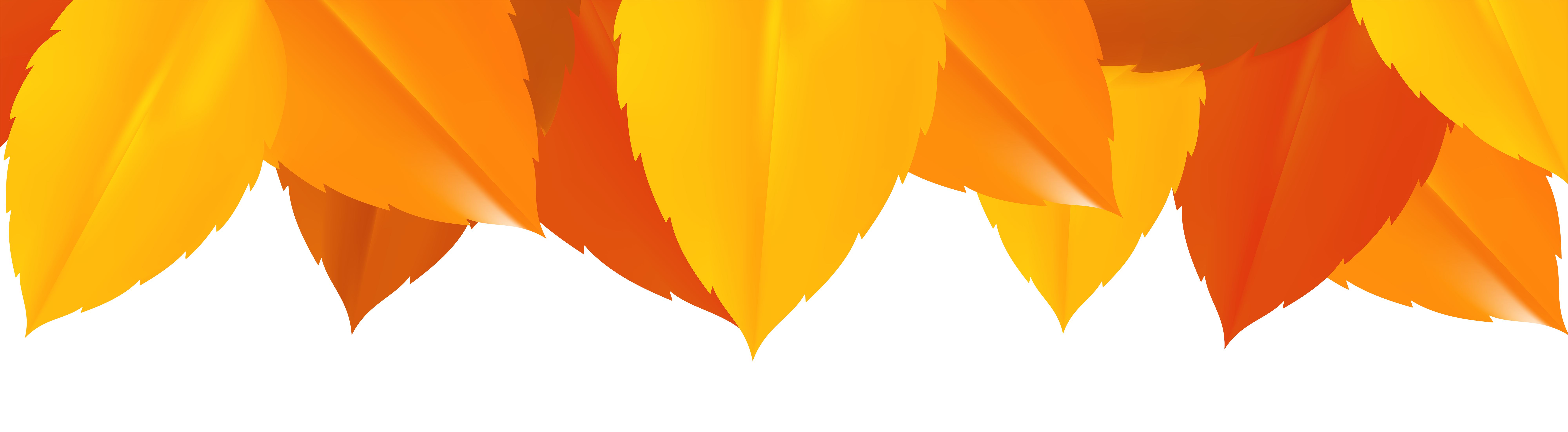 8000x2208 Fall Leaves Border Png Clip Artu200b Gallery Yopriceville