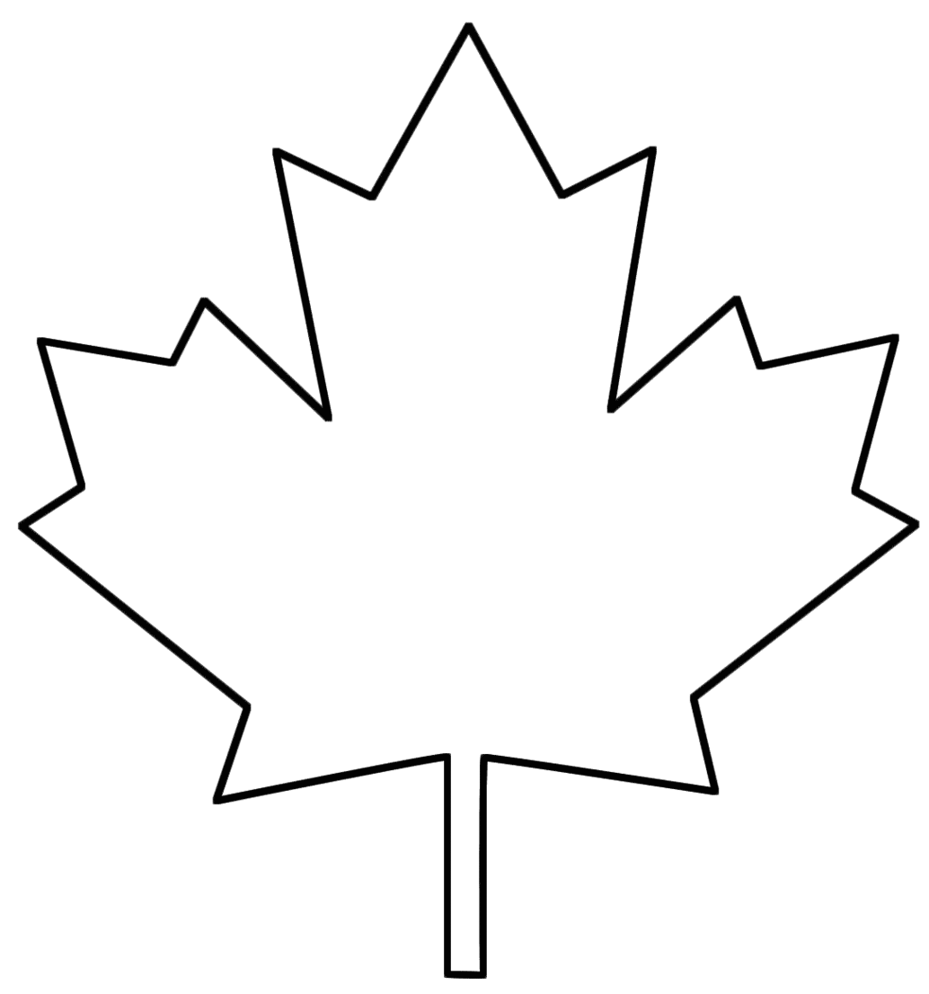 1034x1106 Leaf Outline Maple Leaf Clip Art Outline