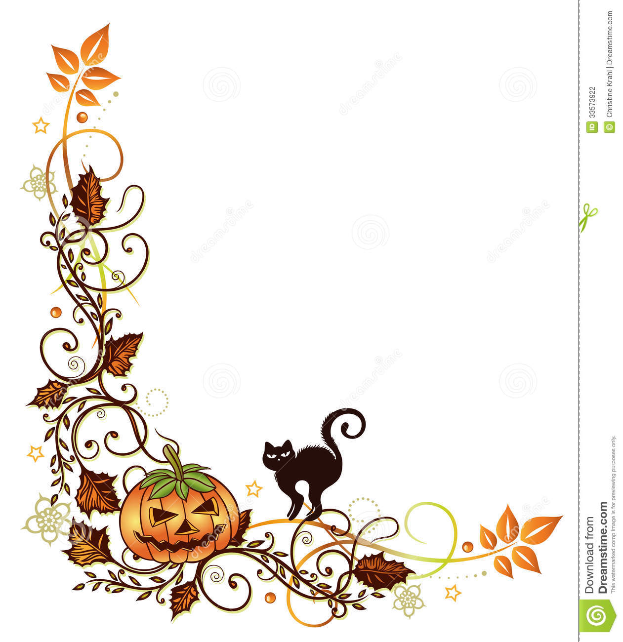 Fall Pumpkin Border Free Download On Clipartmag 1032