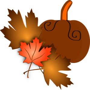 298x297 Free Clip Art Fall Leaves Pumpkins