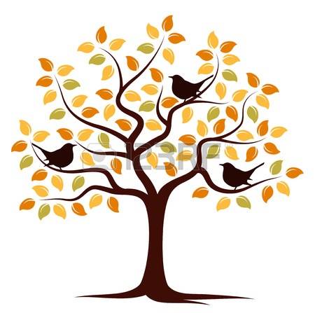 450x447 Fall Tree Free Clipart