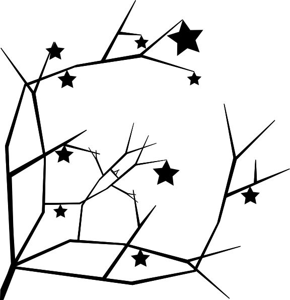 Fall Tree Clipart Black And White