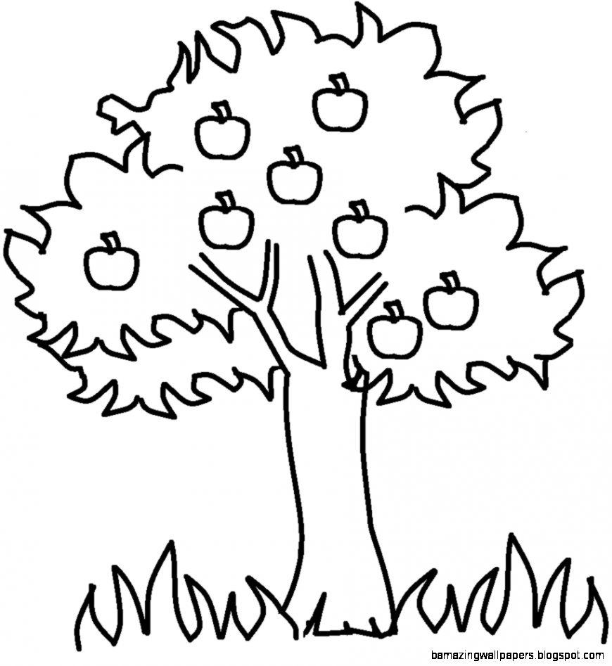 Fall Tree Clipart Black And White | Free download on ClipArtMag