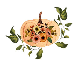 340x270 Fall Clipart Hand Painted Fall Clipart Thanksgiving Clipart