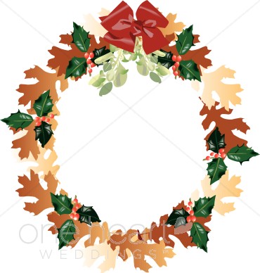 370x388 Autumn Wreath Clipart Wedding Wreath Clipart