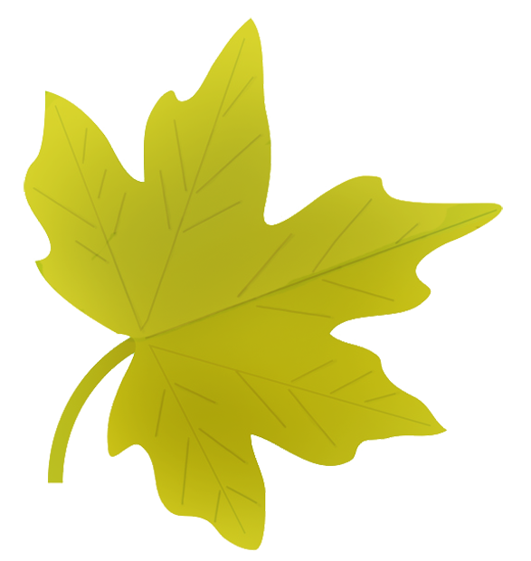 587x620 Green Clipart Falling Leaves