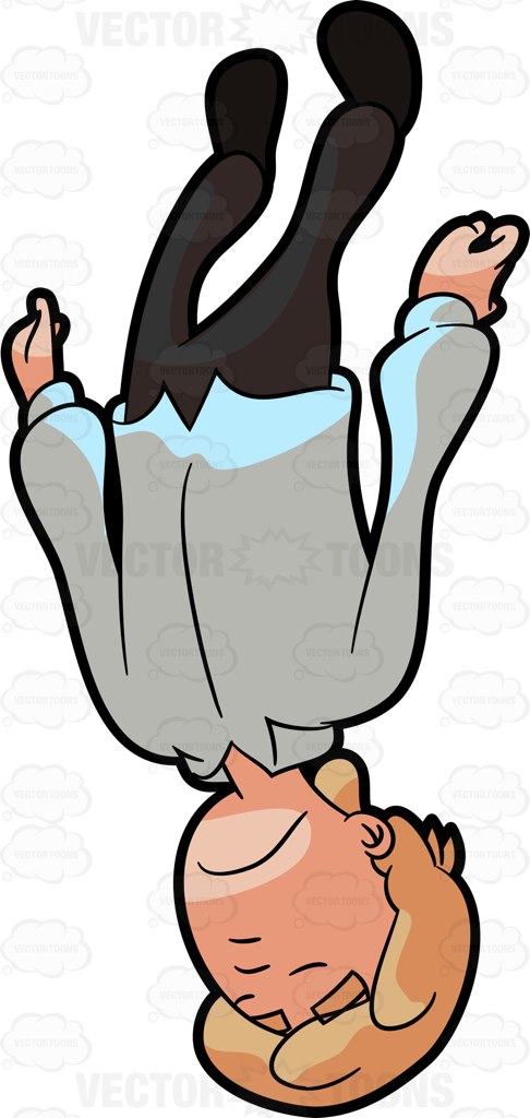 486x1024 An Unconscious Man Falling Down Head First