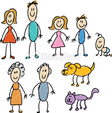 378x380 Clipart Extended Families