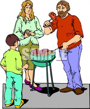 289x350 Barbecue Clipart Family Bbq