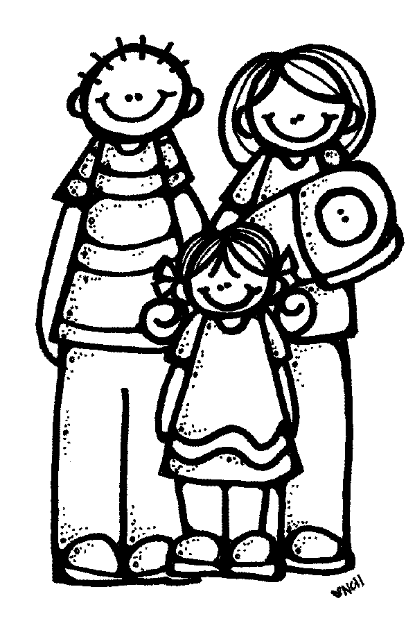 599x895 Family Black And White Family Clipart Black And White 2