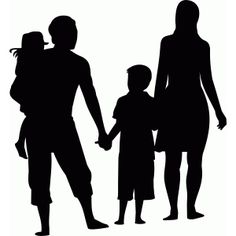 236x236 Man And Woman Silhouette Clip Art Couple Clipart Image