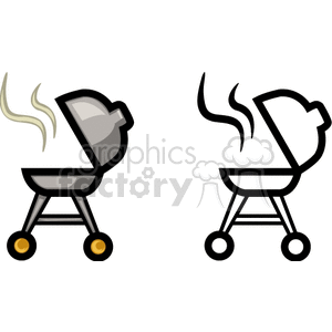 300x300 Royalty Free Bbq Grill 146279 Vector Clip Art Image