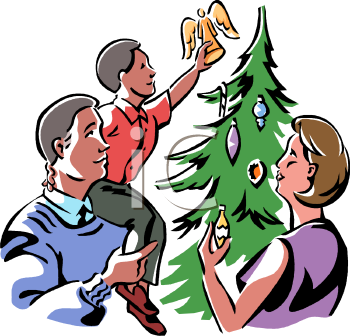 350x336 Christmas Tree Clipart Family