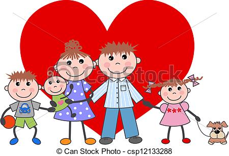 450x308 Family Love Clipart