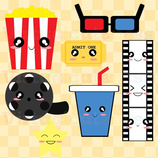 525x525 Movie Clipart Cute