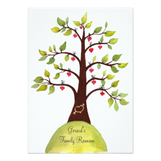 324x324 Family Tree Reunion Invitations Amp Announcements Zazzle