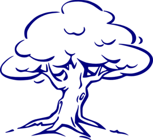 299x273 Family Tree Blue Clip Art