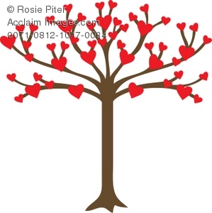 299x300 Heart Family Tree Clip Art
