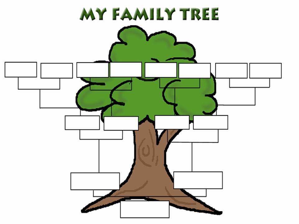 960x720 My Family Tree Clipart