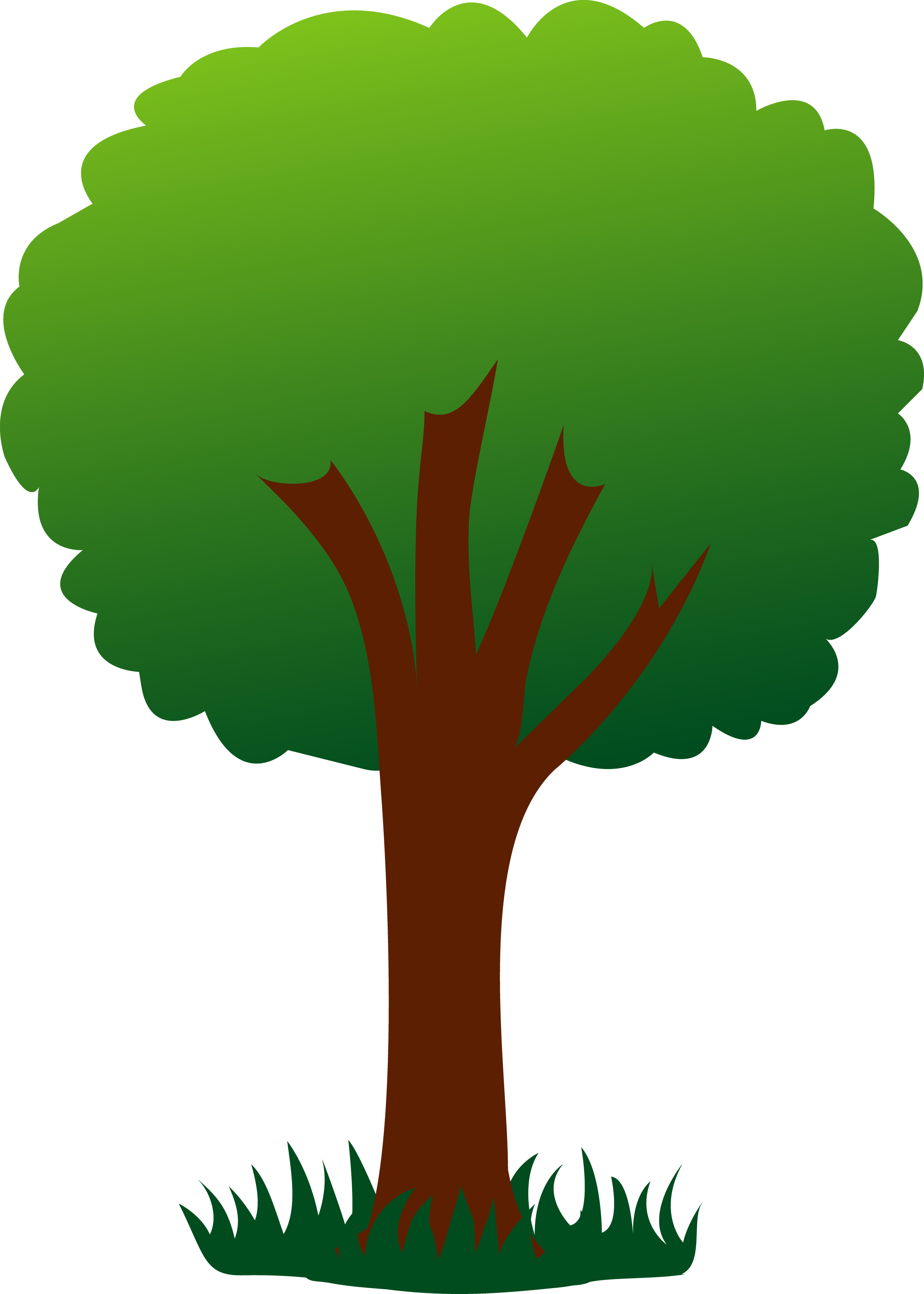 2856x4000 Cartoon Tree Clipart