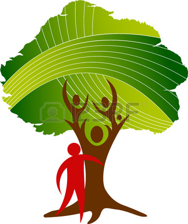 378x450 Illustration Art Of A Family Tree Icon With Isolated Background